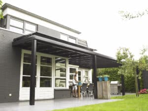 terrasoverkapping met glas